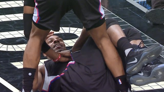 Old And Carefree Paul Pierce Blows Dunk, Receives CPR From Chris Paul